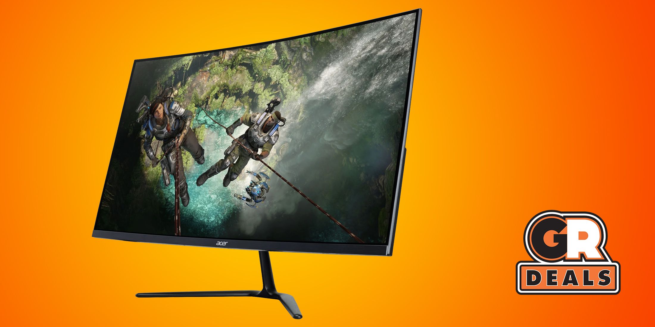32 Curved Gaming Monitor Acer Ed320qr Sbiipx Stores Acer 32 Curved