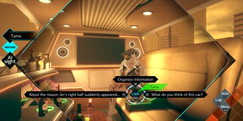 Tama in human form in AI: The Somnium Files – Nirvana Initiative