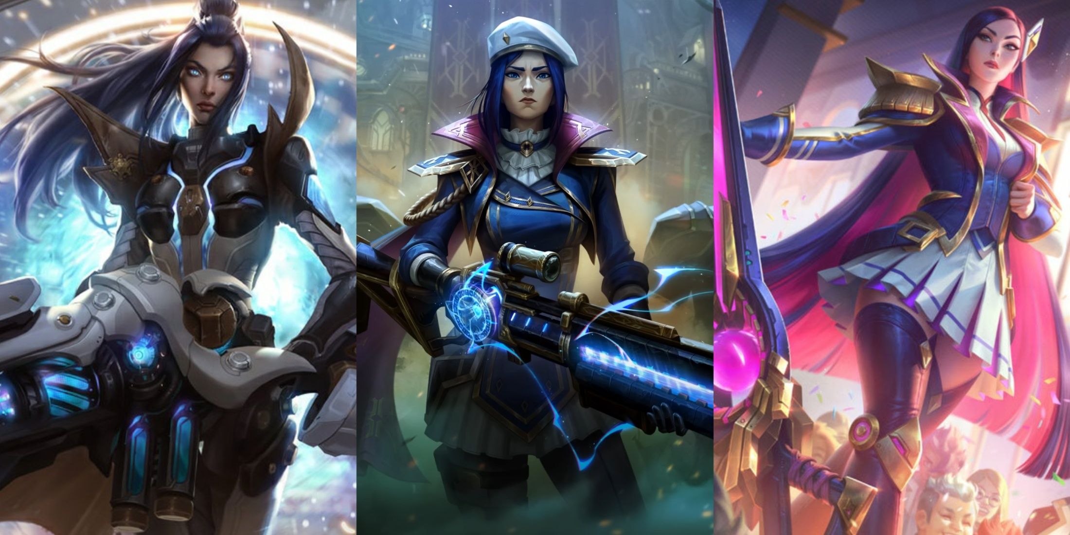 All Caitlyn skins in League of Legends, Ranked