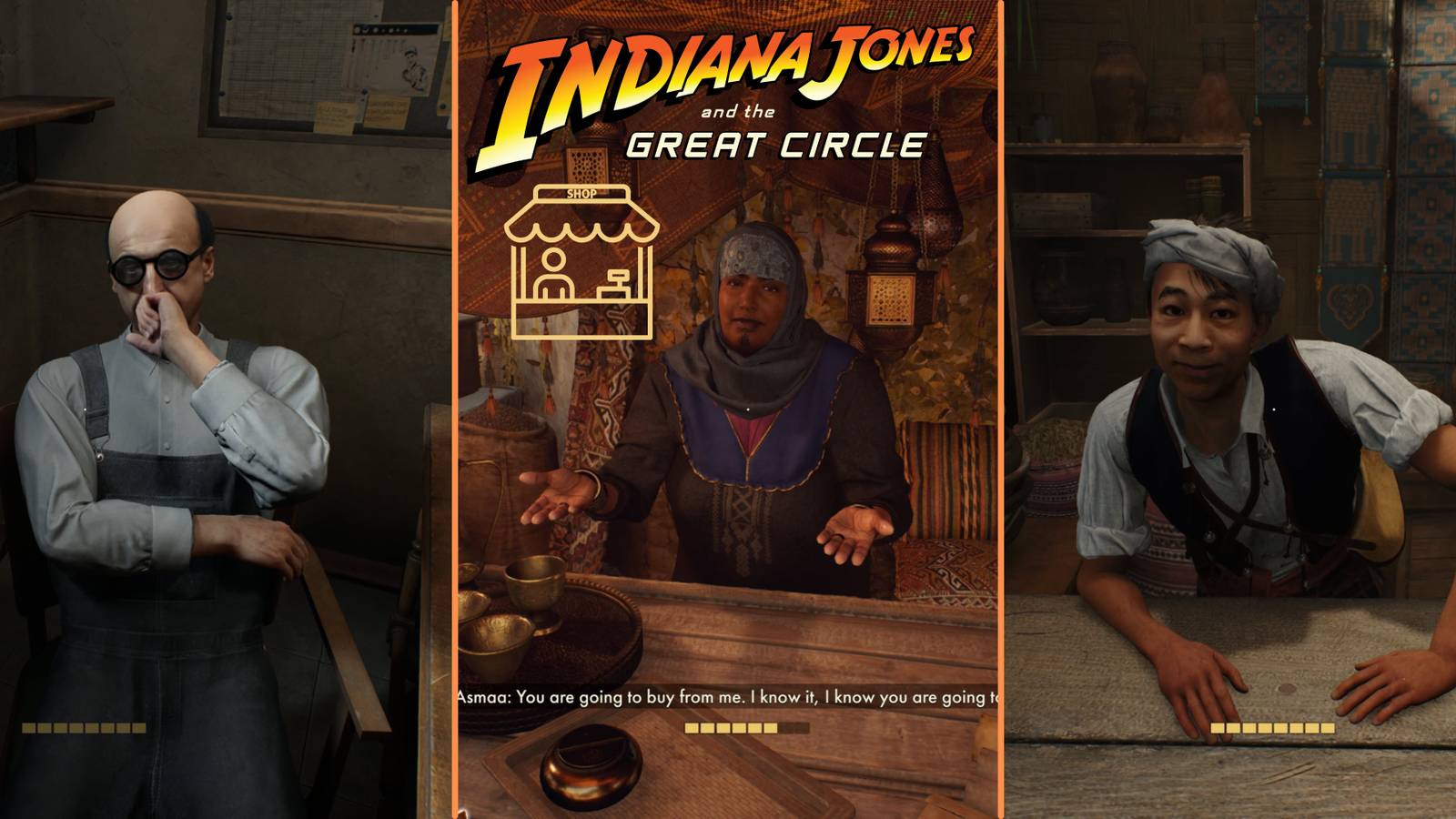 All Vendor Locations in Indiana Jones and the Great Circle