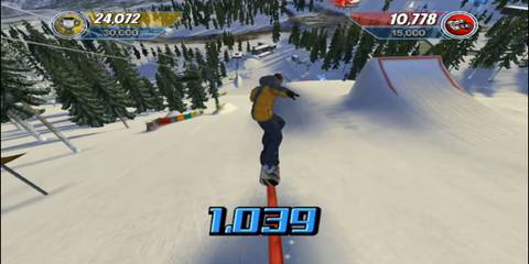 Amped 2 grinding a rail