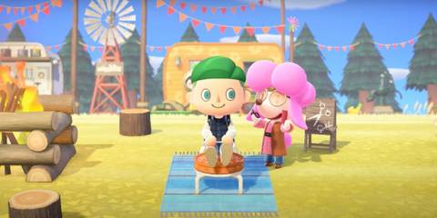 Animal Crossing fan's real-life braids and buns hairstyle