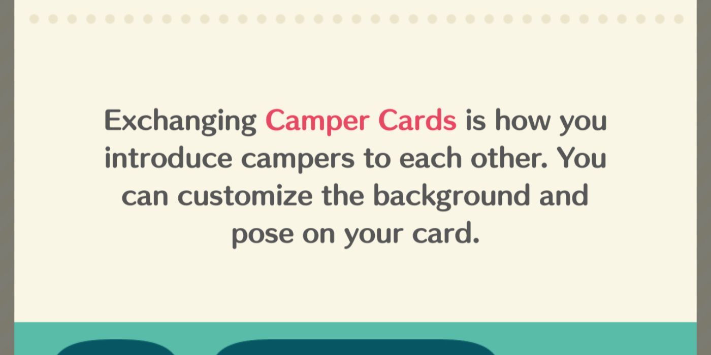 animal crossing pocket camp complete camper card info