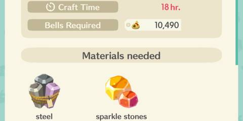 animal crossing pocket camp complete crafting materials for lucky frog