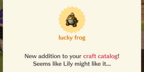 animal crossing pocket camp complete lucky frog special request