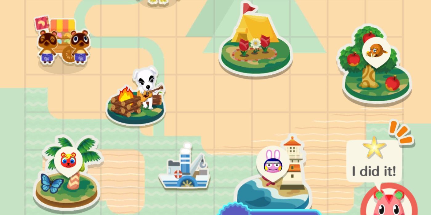 animal crossing pocket camp complete map