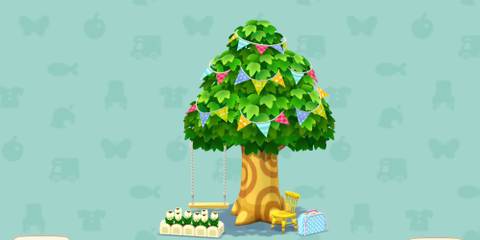 animal crossing pocket camp complete tree swing