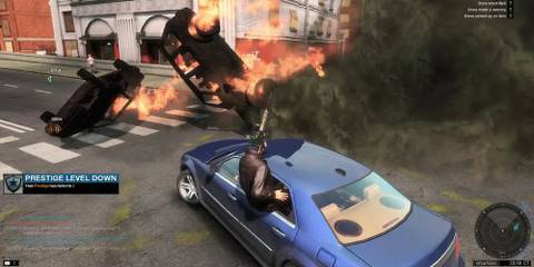 APB reloaded combat shooting from a car