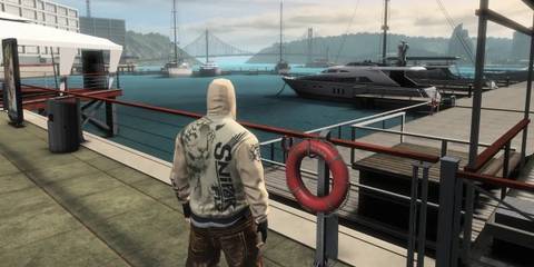 APB reloaded gameplay screenshot by the water