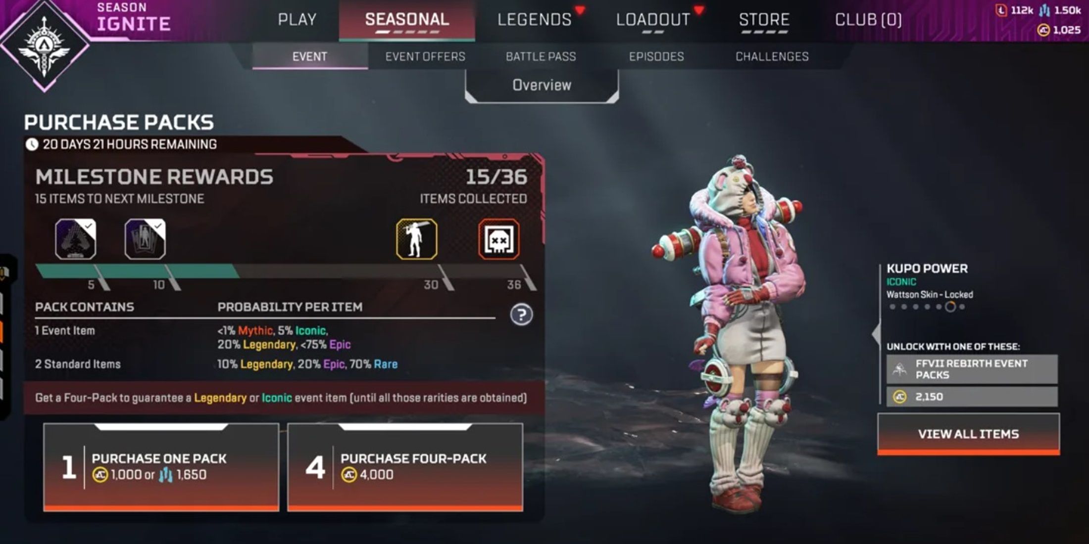 Apex Legends Kupo power skin