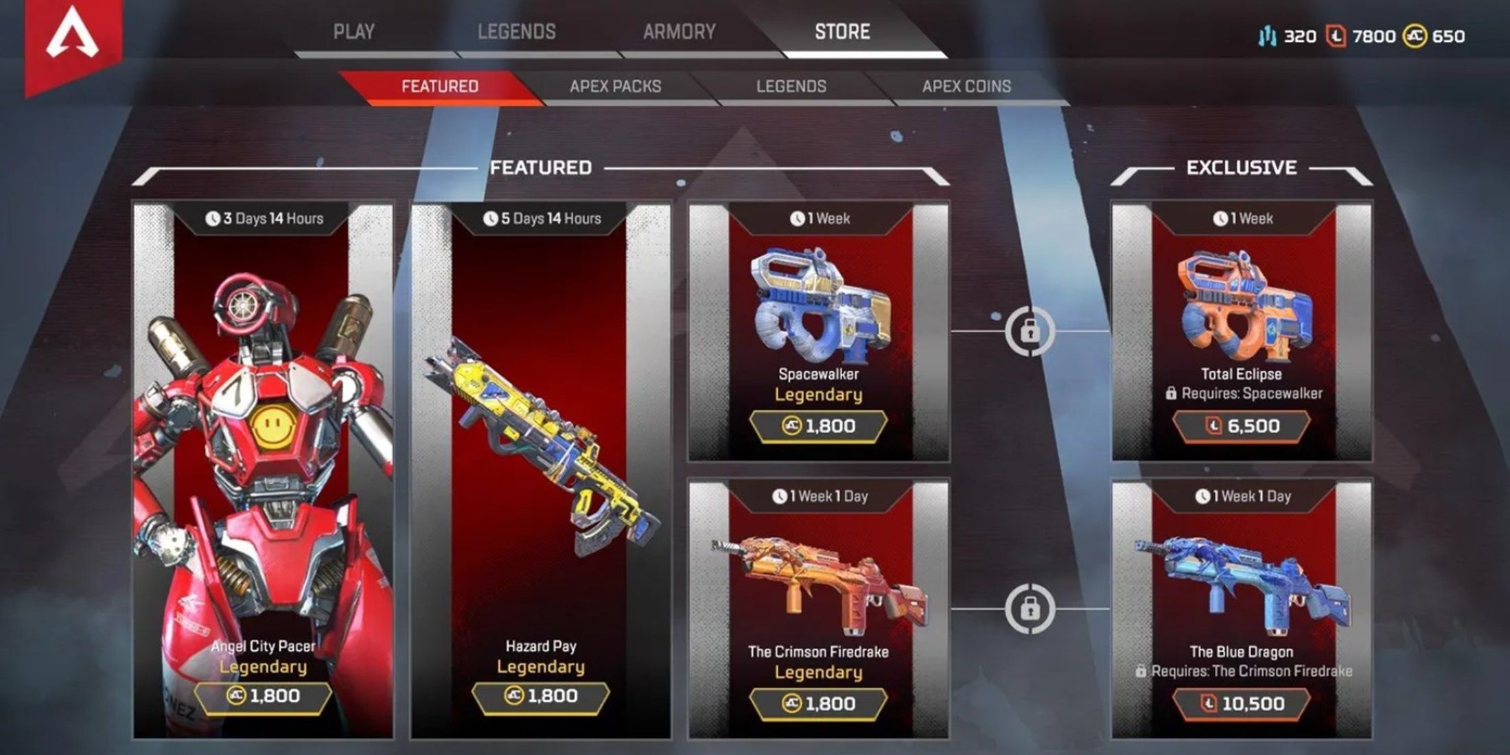 Apex Legends store 