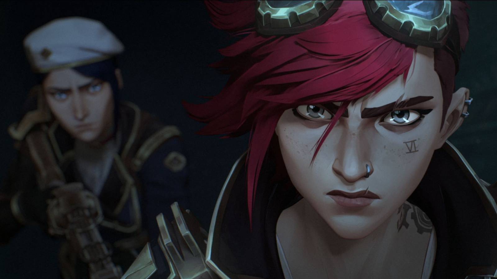 Vi and Caitlyn in Arcane