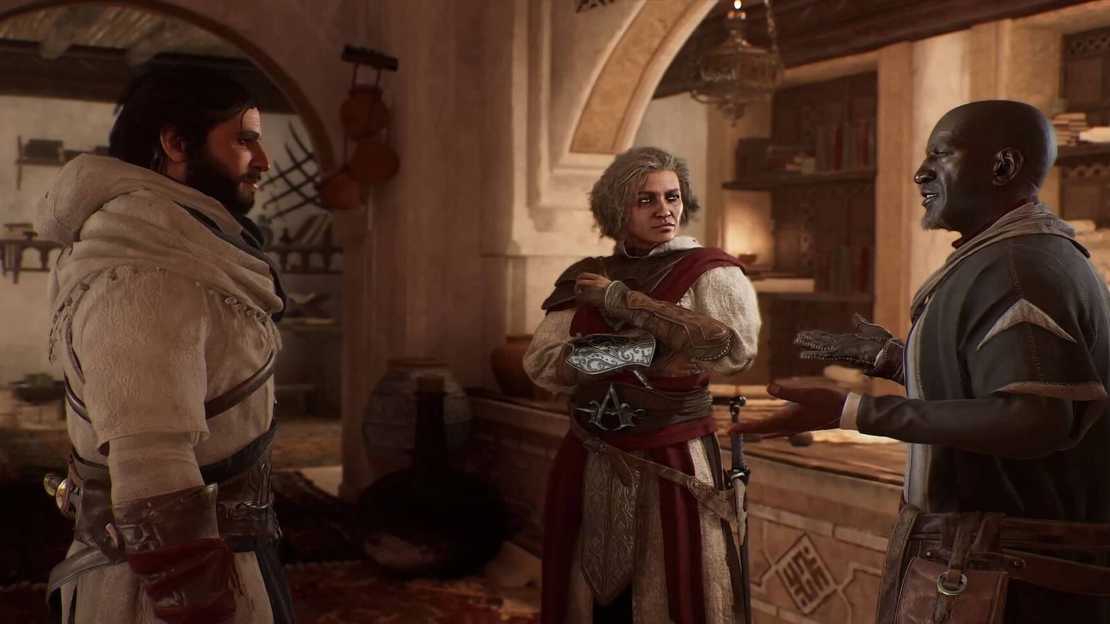 Assassin's creed mirage characters meeting