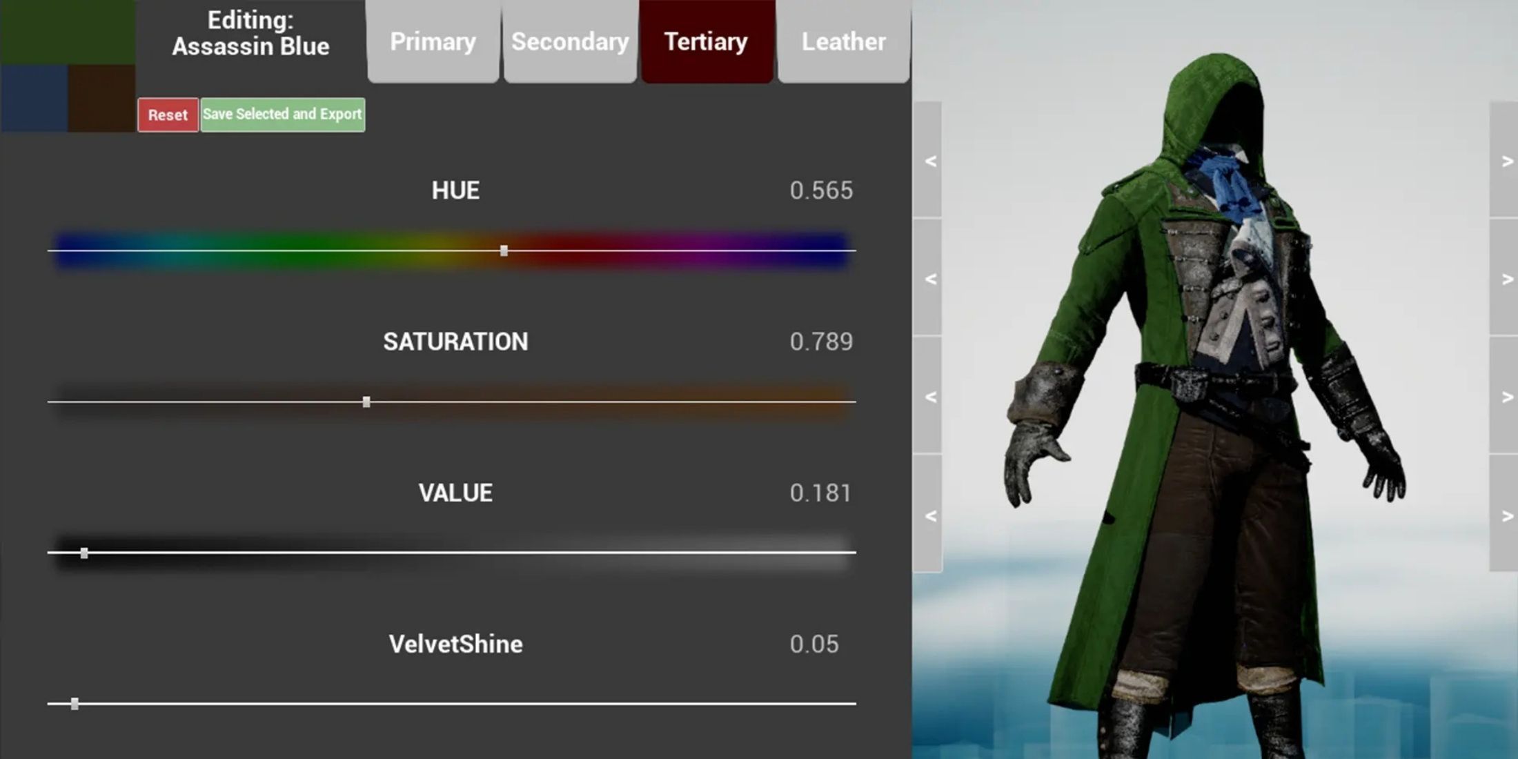 Assassin's Creed Unity - Showcasing Halzoid's Outfit Manager Menu