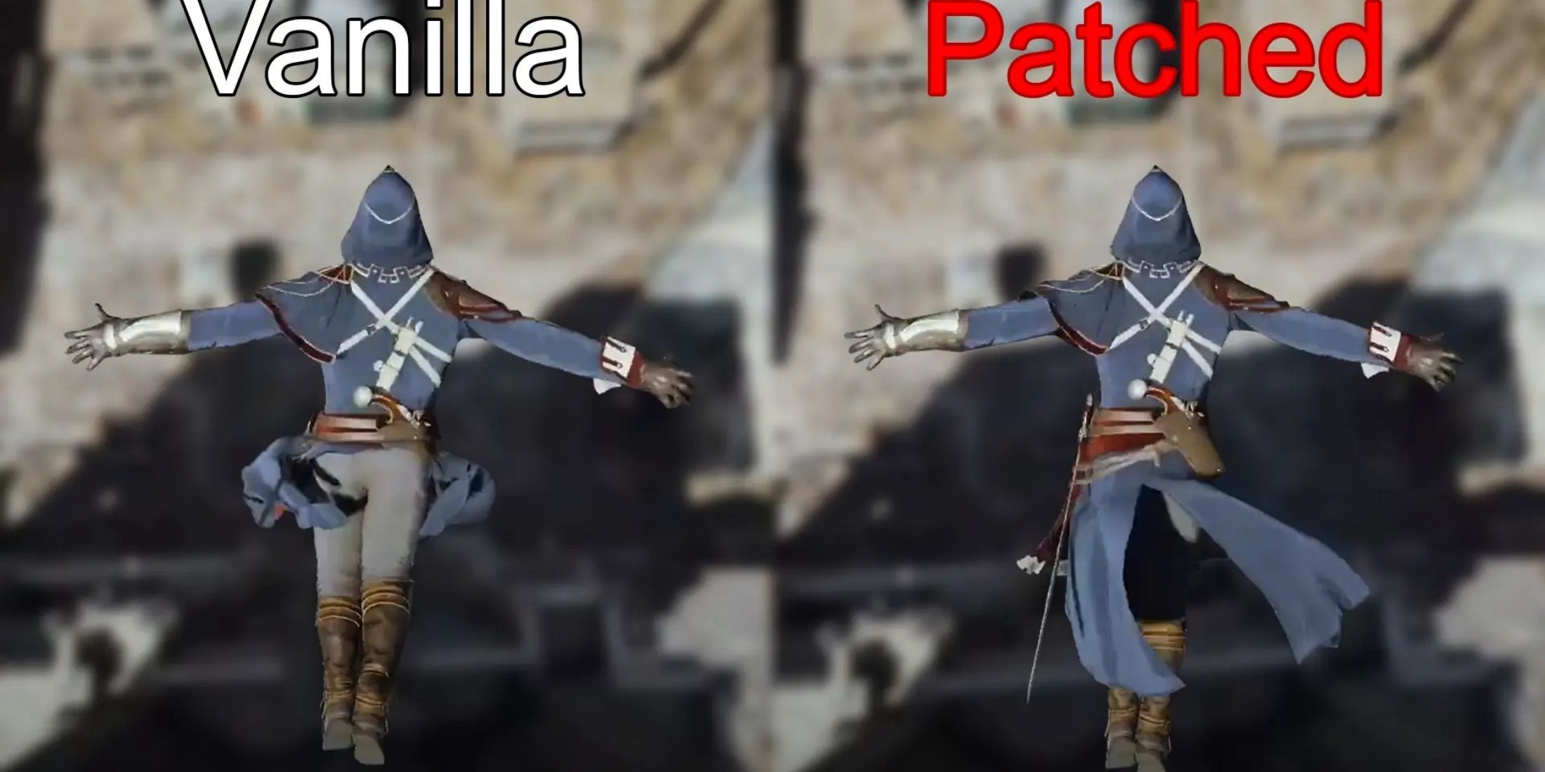 Assassin's Creed Unity - Physics Patch - Comparison