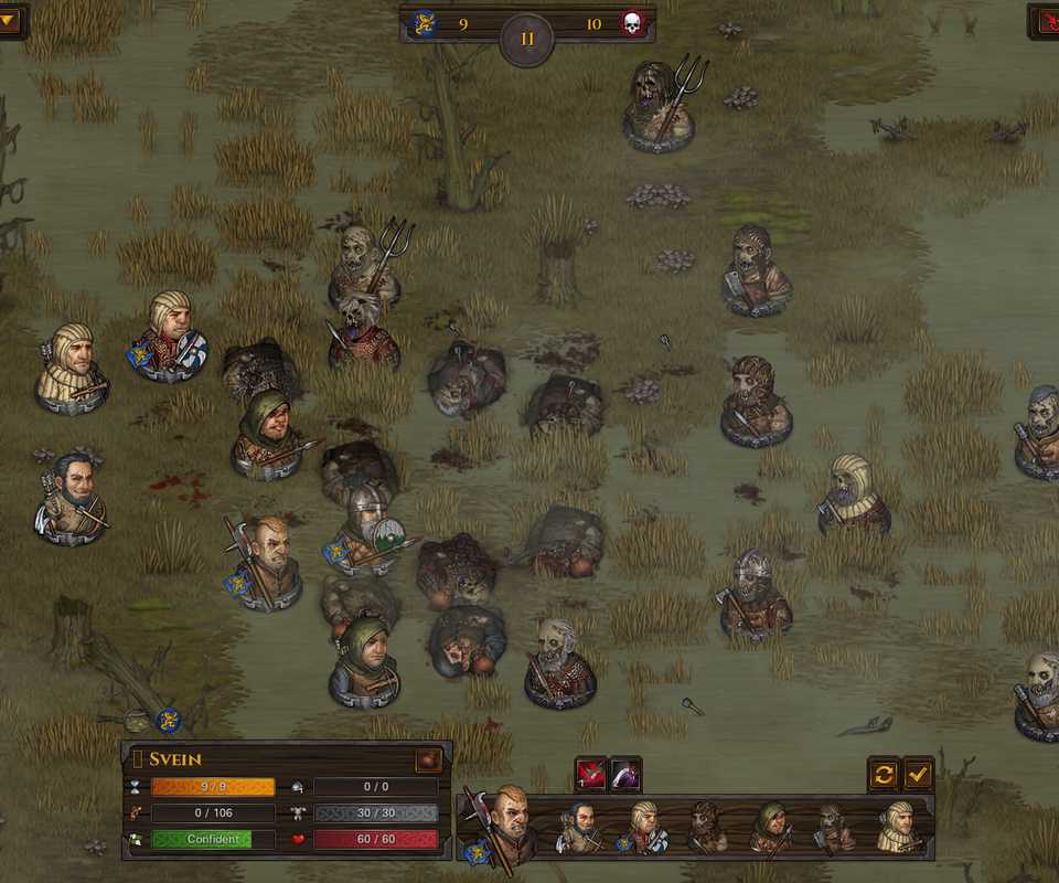 Battle Brothers in combat