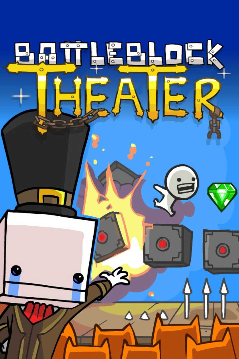 BattleBlock Theater video game cover art tag