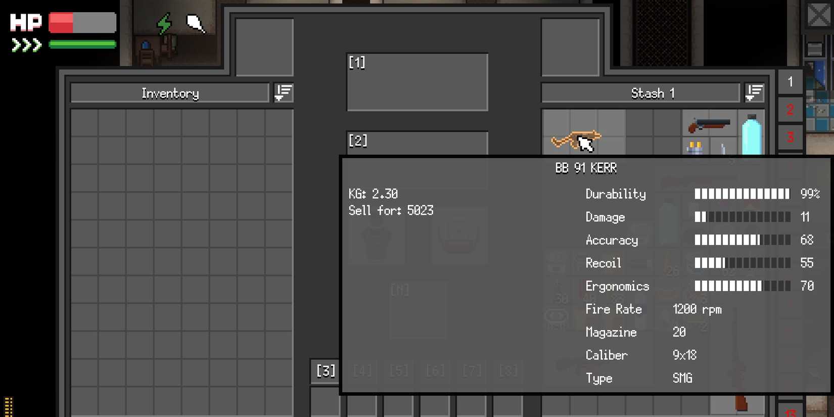 BB 91 KERR Stats Zero Sievert