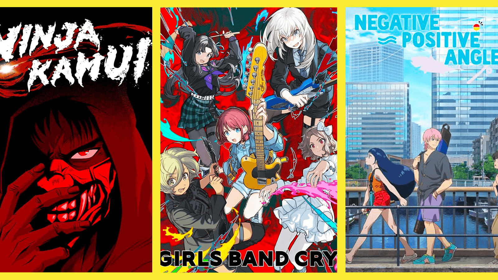 Best 2024 Original Anime Ninja Kamui Girls Band Cry NegaPosi Angler