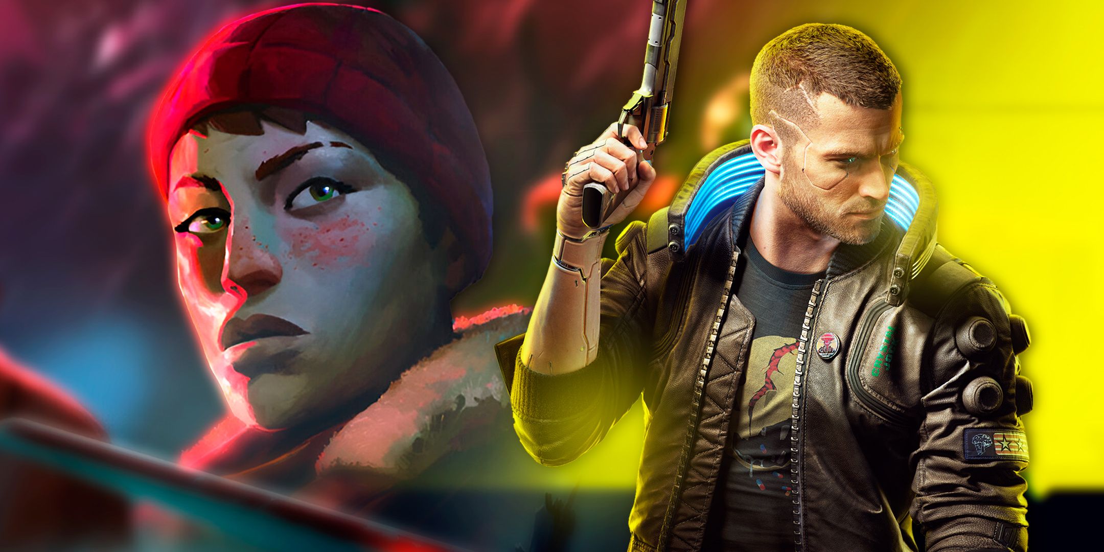 The Long Dark character and Male V from Cyberpunk 2077