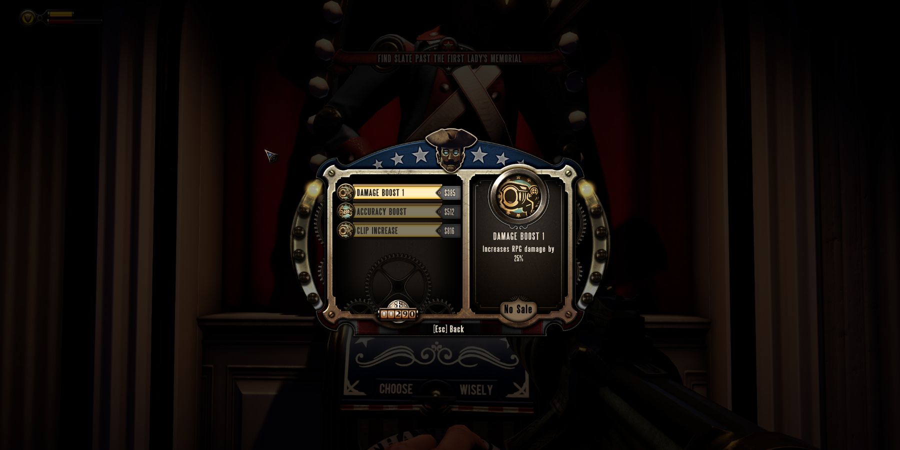 How to Upgrade Weapons in BioShock Infinite