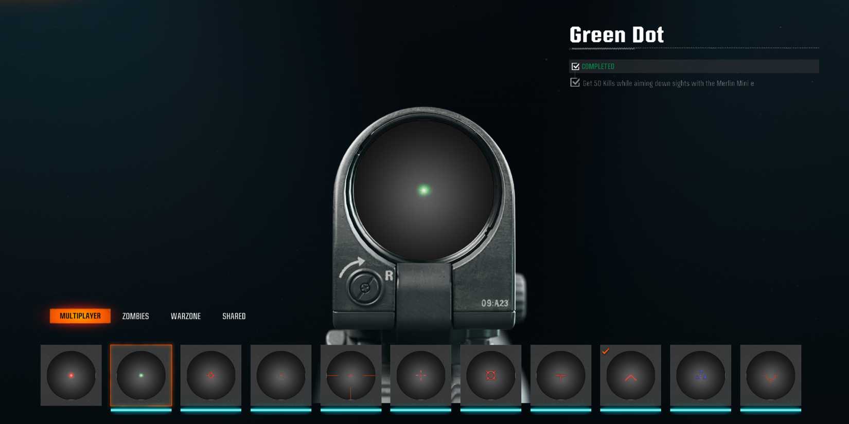 Black Ops 6 Green Dot Reticle