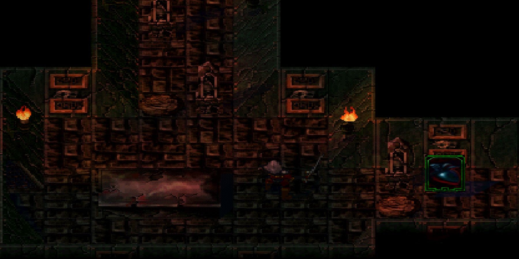 kain wandering through a dungeon