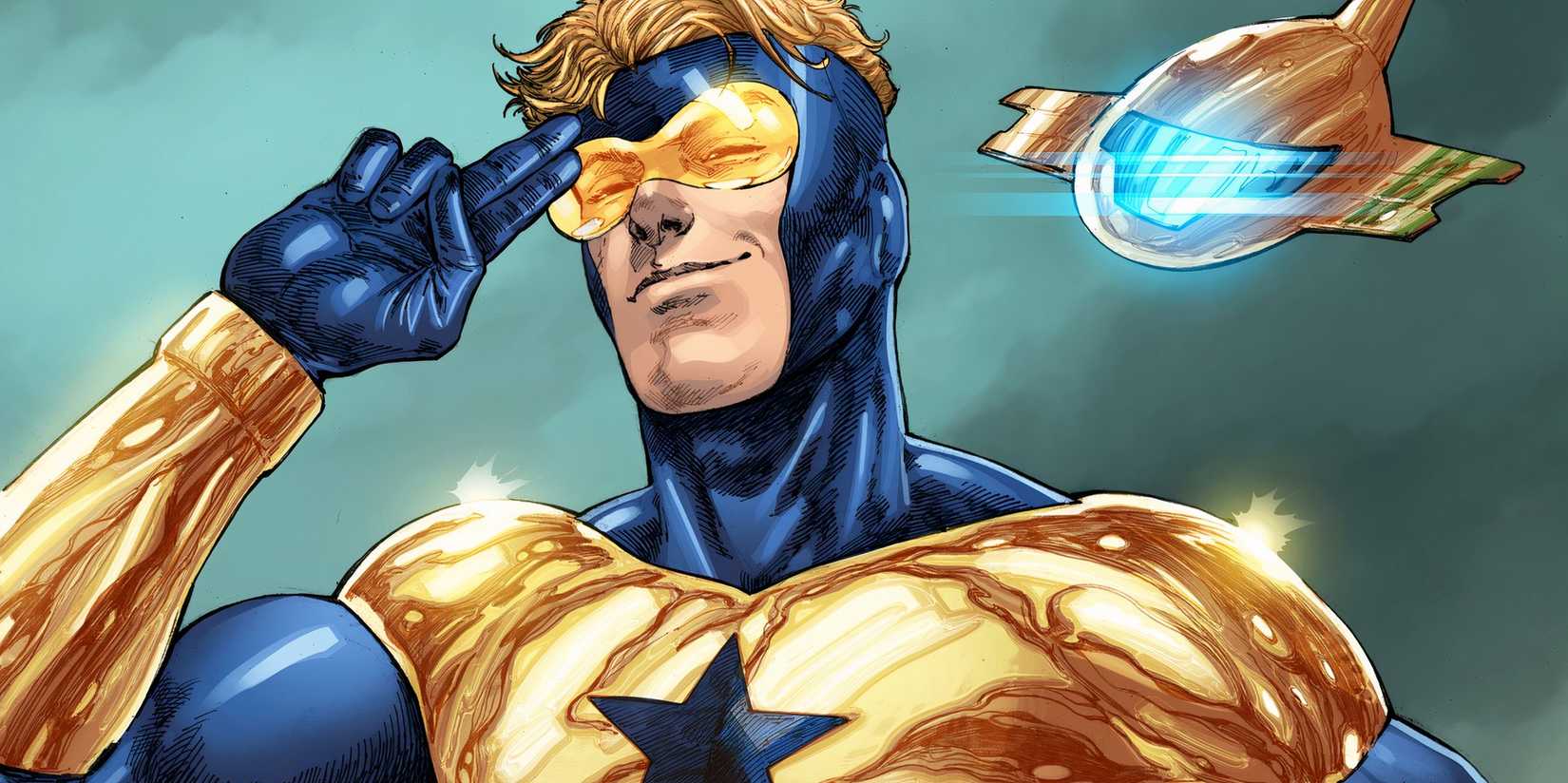 booster gold saluting