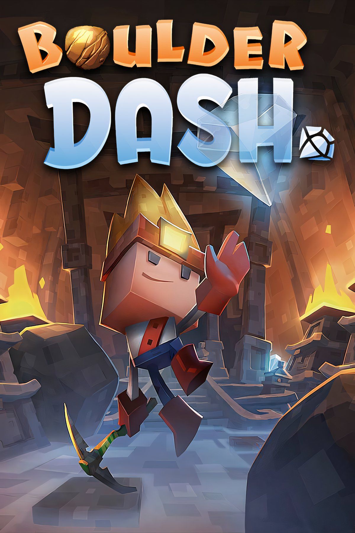 Boulder Dash 30th Anniversary Tag Page Cover Art