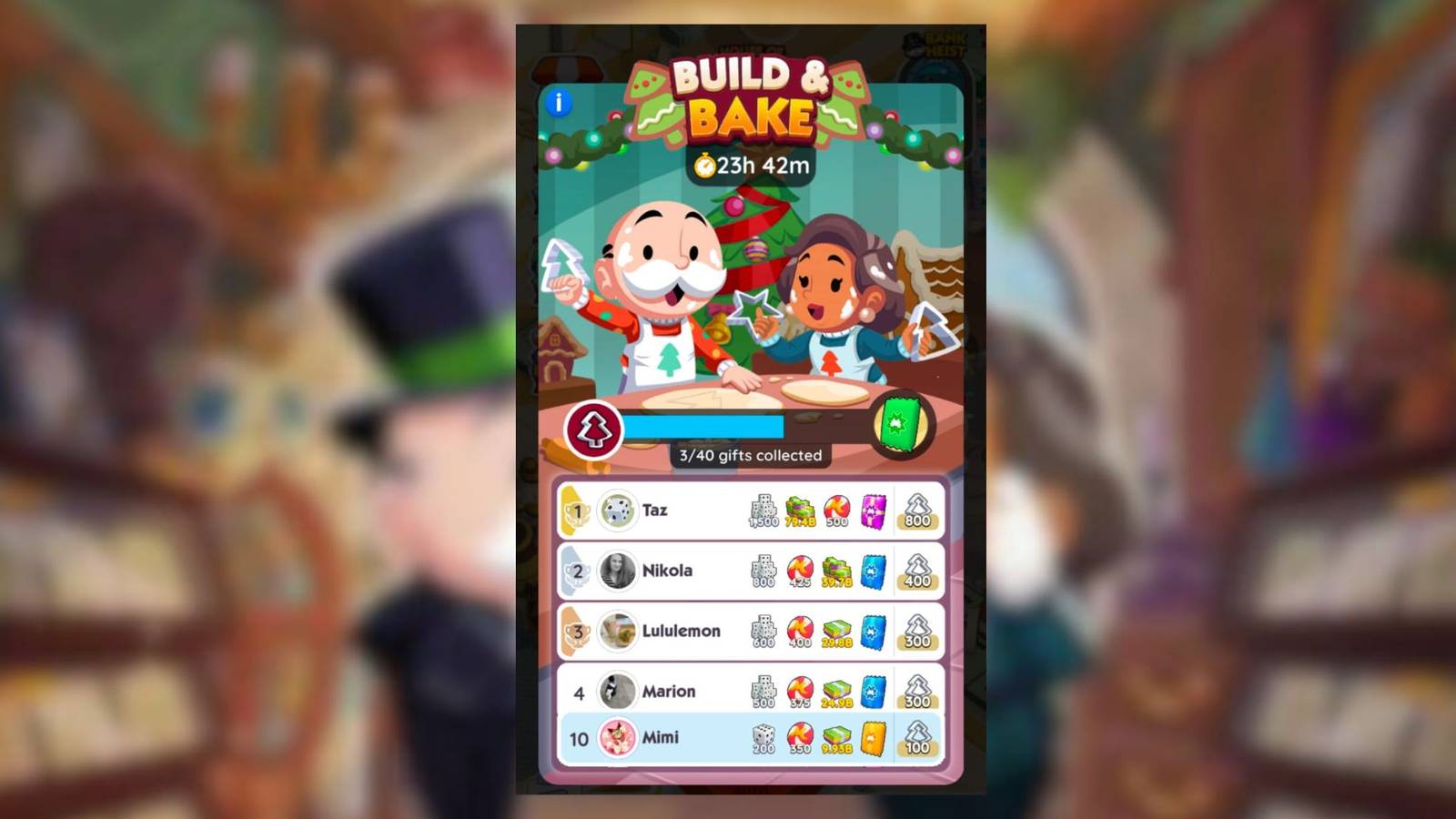 build and bake monopoly go