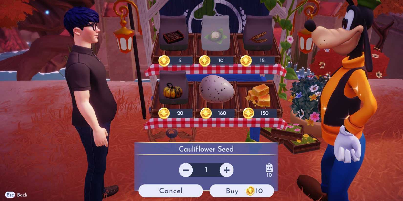 buying cauliflower for seaweed salad dreamlight valley