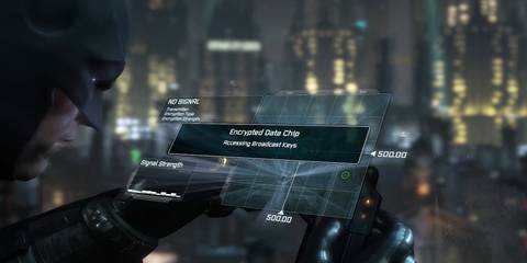 batman using a decrypter