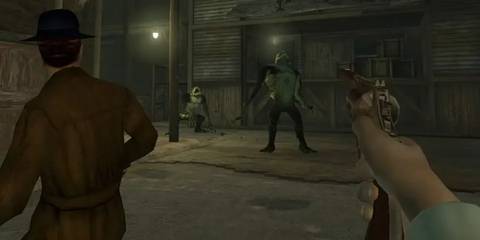 Call of Cthulhu Dark Corners of the Earth Aiming Weapon