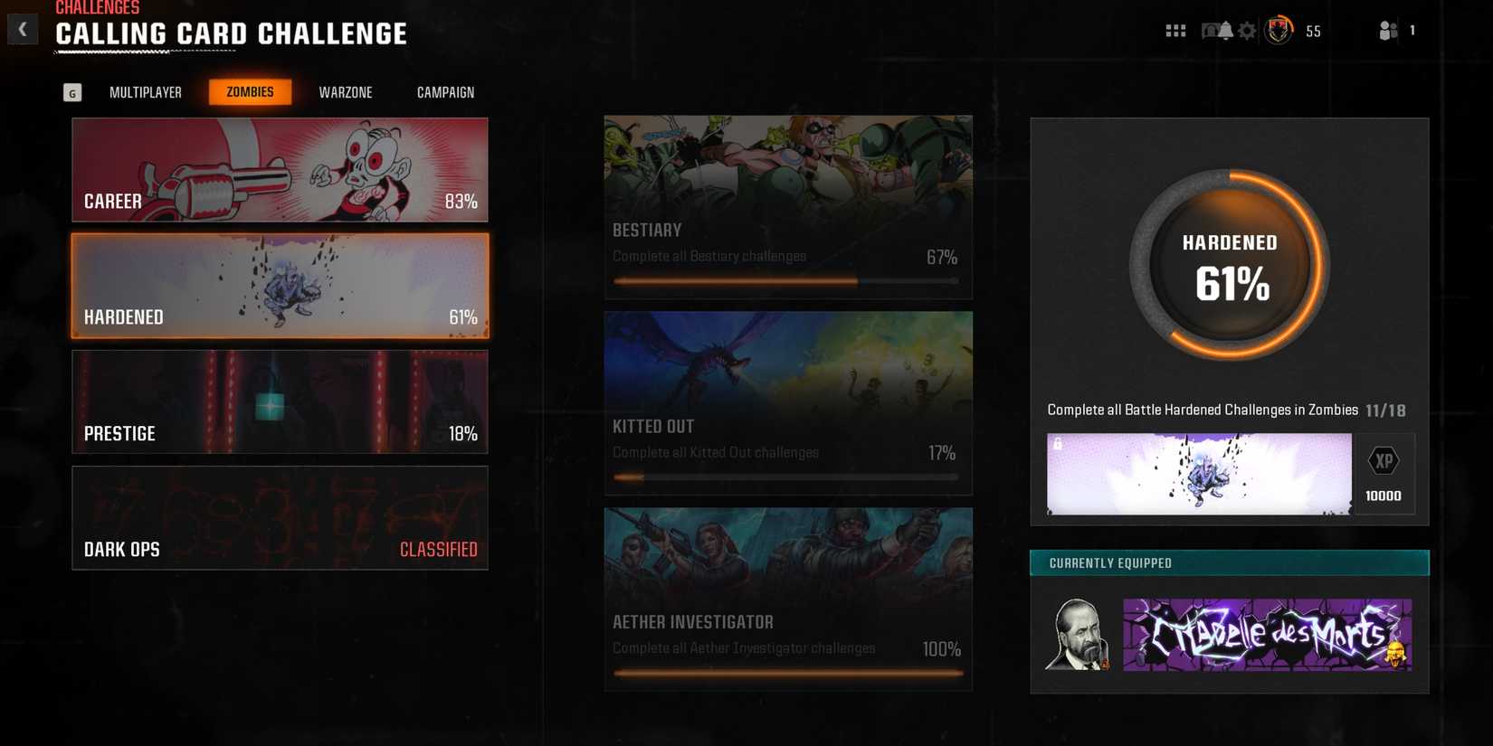 calling card challenges