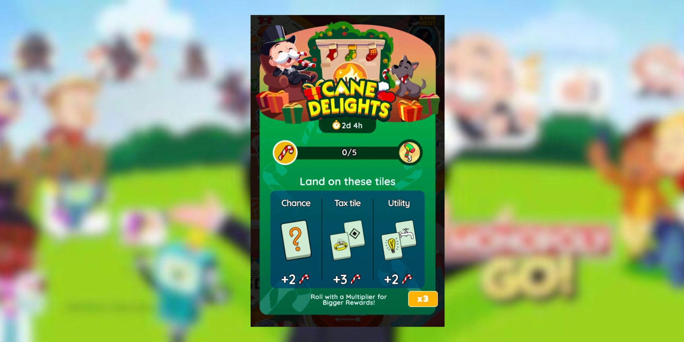 Monopoly GO: награды и этапы Cane Delights