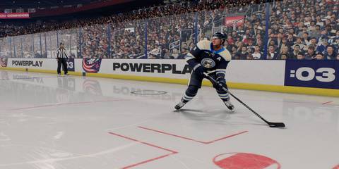 zach werenski skating on a powerplay