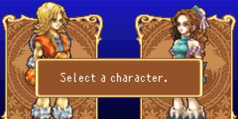 Character select in Sword of Mana