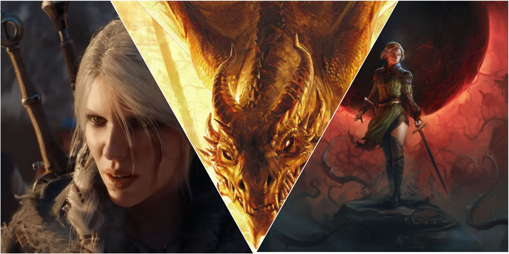 CINTRA WITCHER 4 Cirilla, Villentretenmerth, Renfri and The Black Sun