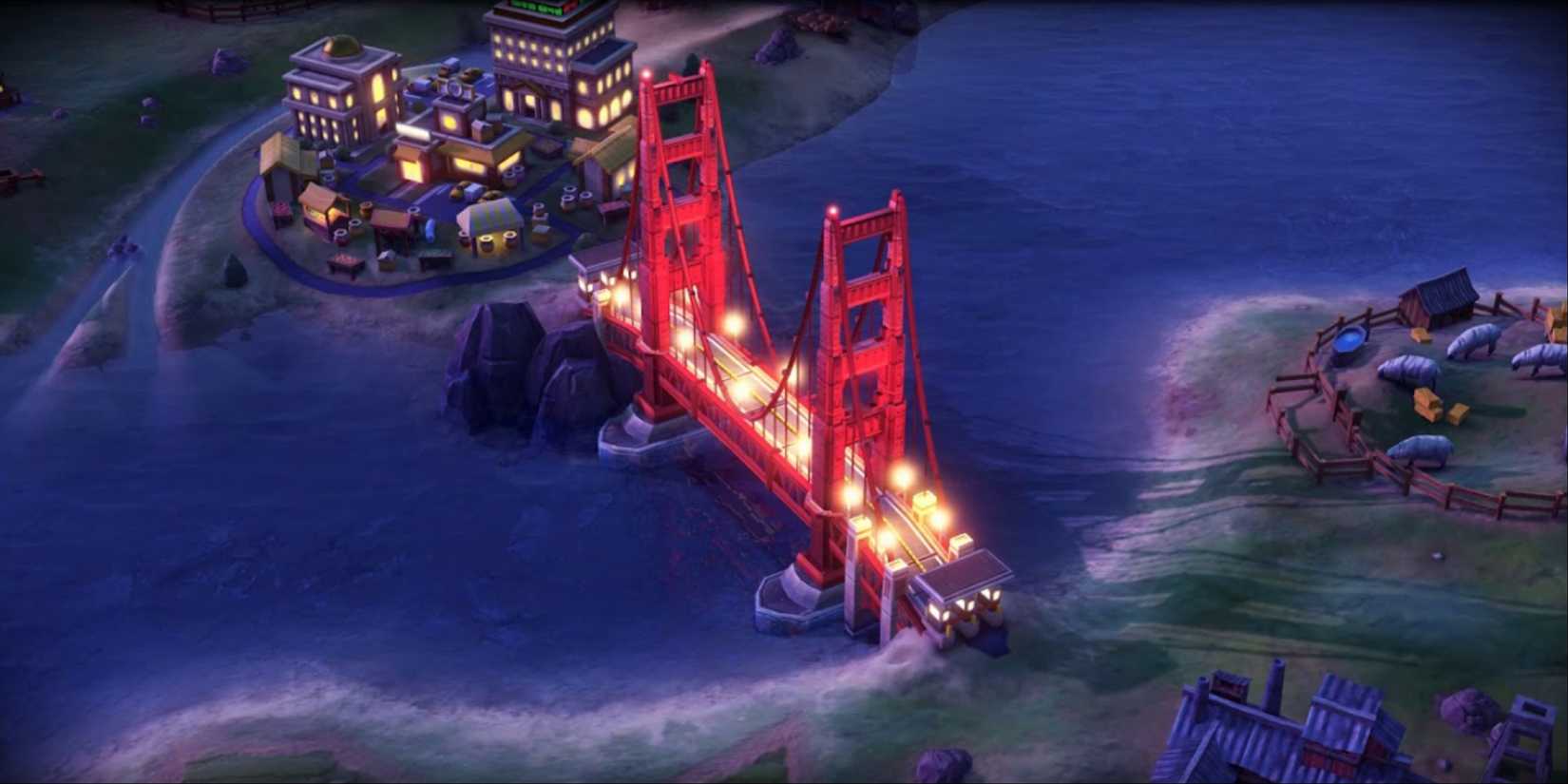 Civilization 6 Wonders Golden Gate Bridge