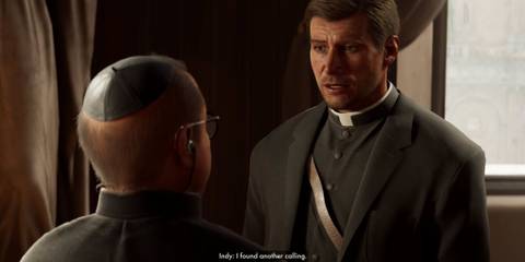 Clerical Suit Disguise Indiana Jones and The Great Circle 