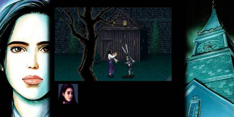 Clock Tower Rewind Jennifer And Scissorman Tree Outside Shed