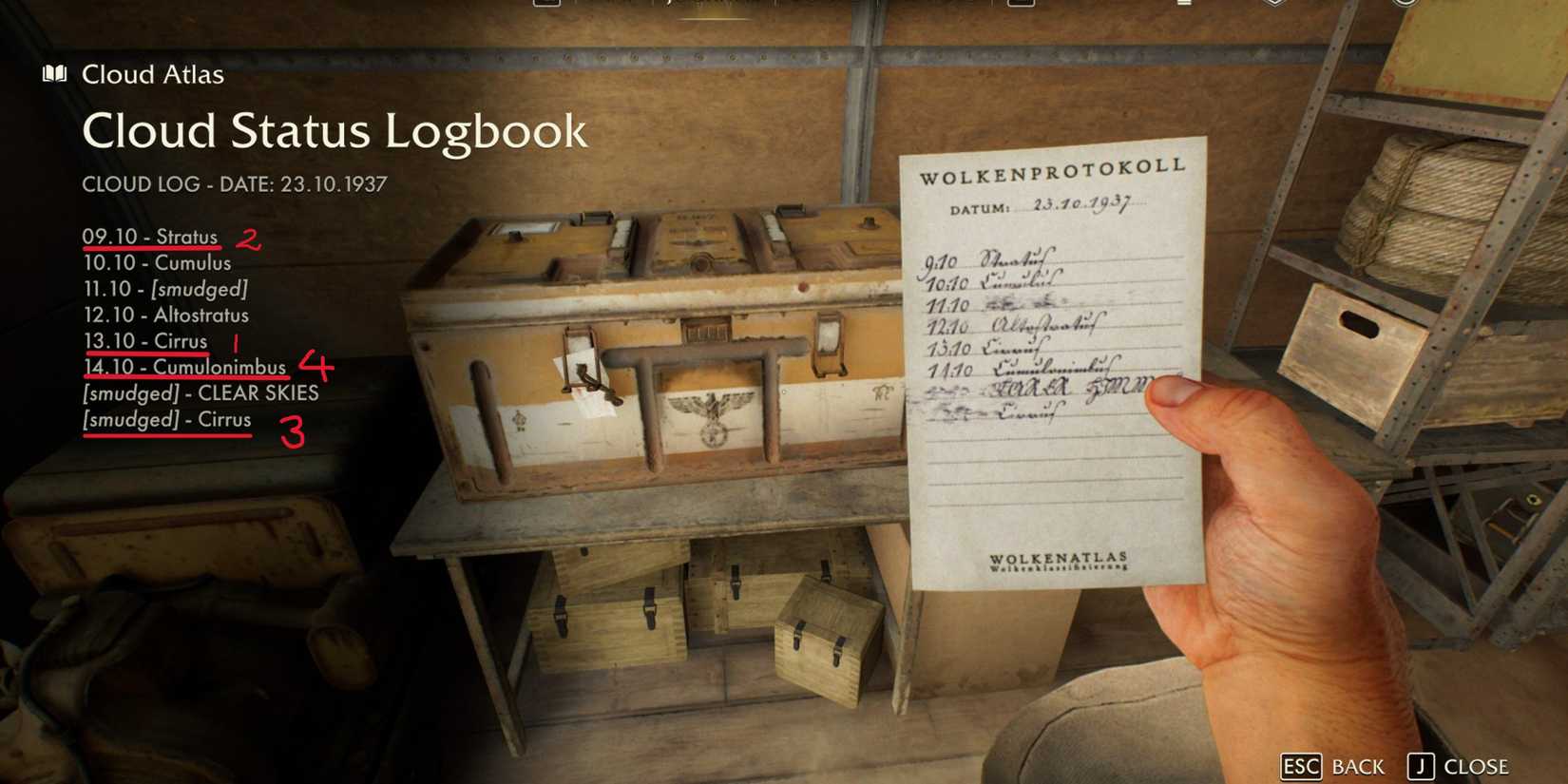 Passo a passo para resolver o quebra-cabeça do Atlas de Nuvens