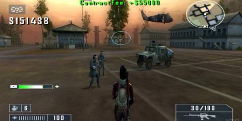 Mercenaries: Playground of Destruction gameplay