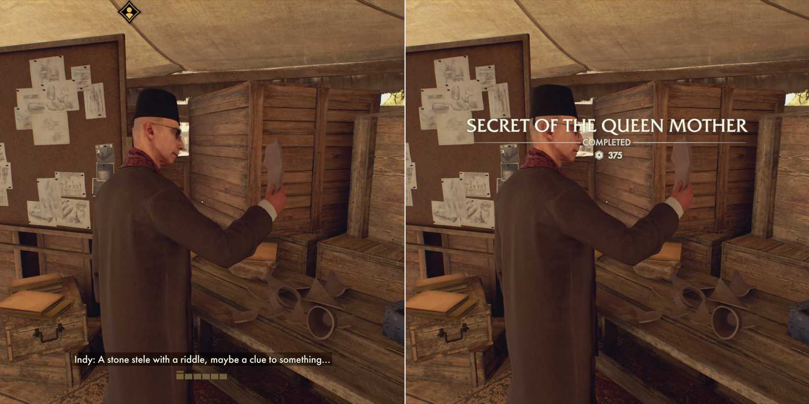 complete secret of the queen mother fieldwork in indiana jones and the great circle