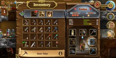Craft the World Inventory