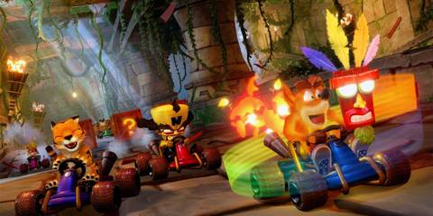 crash team racing nitro fueled race