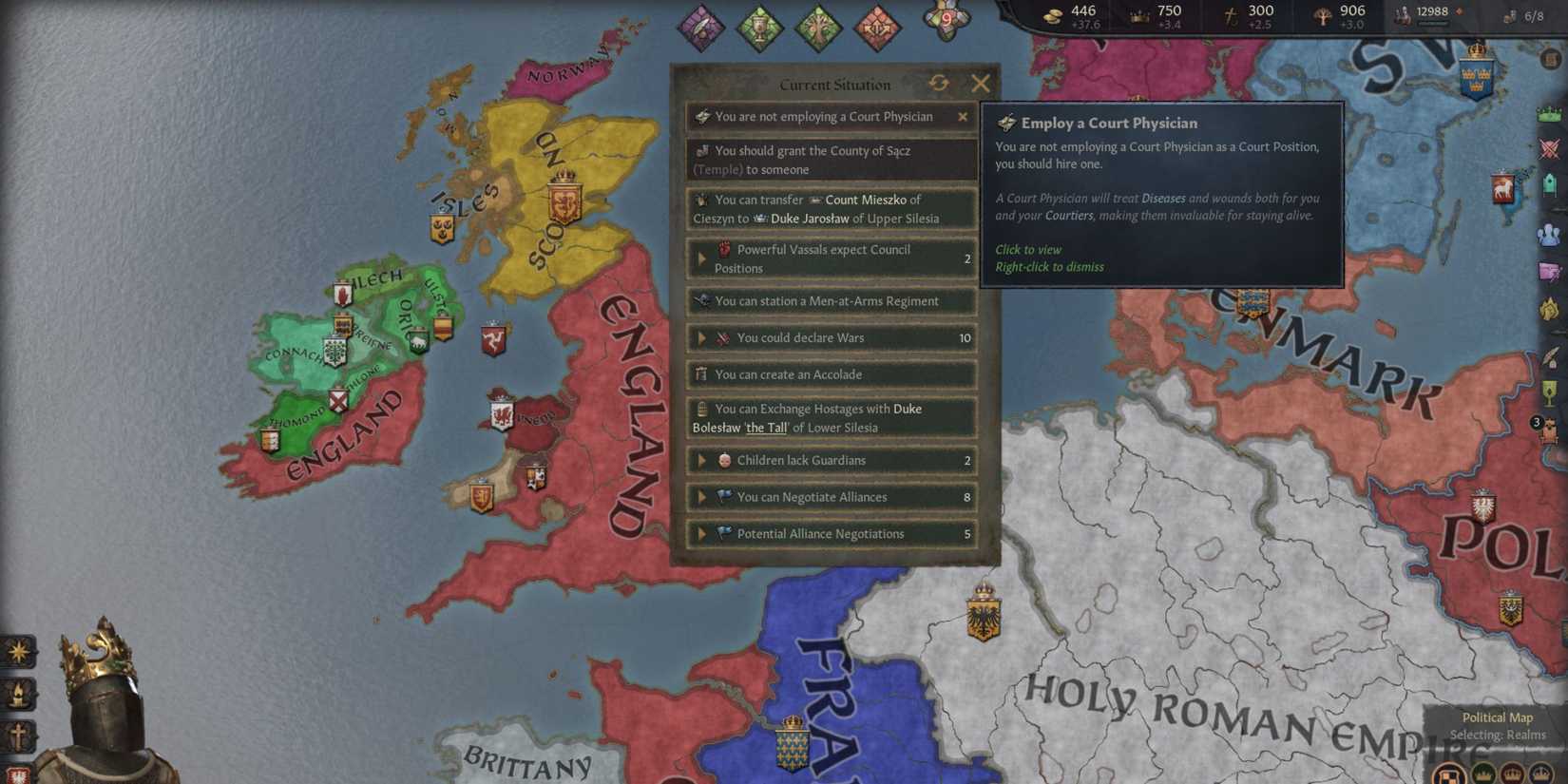 Crusader Kings 3 Notifications