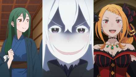 Crusch Karsten, Echidna and Priscilla in Re:Zero