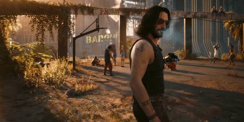 Johnny SIlverhand during the CP2077 Phantom Liberty campaign