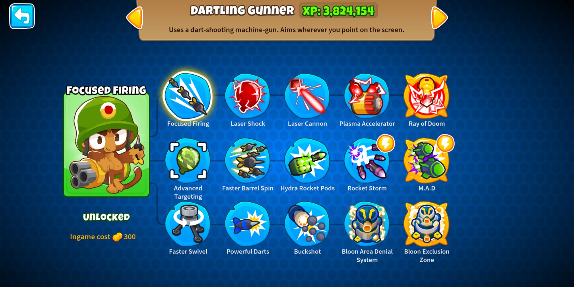 Dartling Gunner In Bloons TD 6